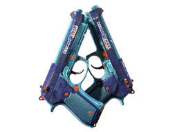 Dual Berettas | Hydro Strike (Well-Worn)