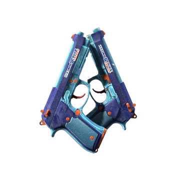 StatTrak™ Dual Berettas | Hydro Strike (Field-Tested)