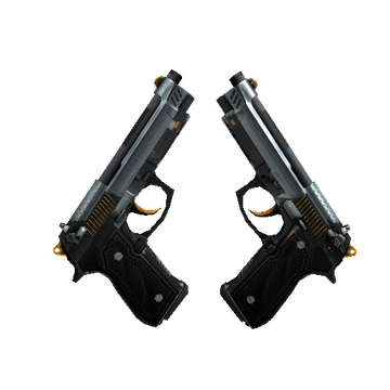 StatTrak™ Dual Berettas | Ventilators (Field-Tested)