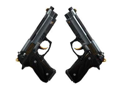 StatTrak™ Dual Berettas | Ventilators (Field-Tested)