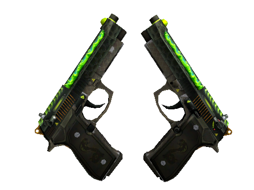 Image for the Dual Berettas | Cobra Strike weapon skin in Counter Strike 2