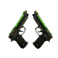 Dual Berettas | Cobra Strike (Well-Worn)