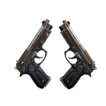Dual Berettas | Tread (Battle-Scarred)