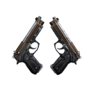 Dual Berettas | Tread (Battle-Scarred)
