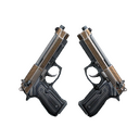 Dual Berettas | Tread (Well-Worn)