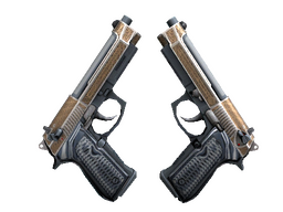 Dual Berettas | Tread (Well-Worn)