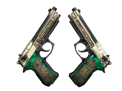 StatTrak™ Dual Berettas | Royal Consorts (Factory New)