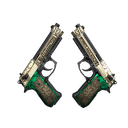 StatTrak™ Dual Berettas | Royal Consorts (Minimal Wear)