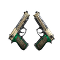 StatTrak™ Dual Berettas | Royal Consorts (Well-Worn)
