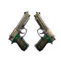 StatTrak™ Dual Berettas | Royal Consorts (Battle-Scarred)