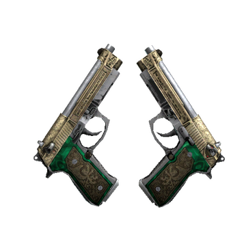 StatTrak™ Dual Berettas | Royal Consorts (Battle-Scarred)