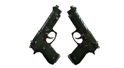 Dual Berettas | Briar (Field-Tested)