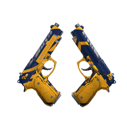 StatTrak™ Dual Berettas | Marina (Well-Worn)