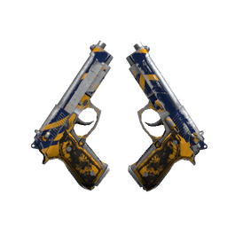 StatTrak™ Dual Berettas | Marina (Battle-Scarred)