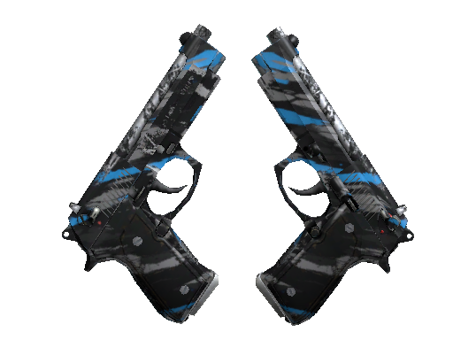 Image for the Dual Berettas | Shred weapon skin in Counter Strike 2