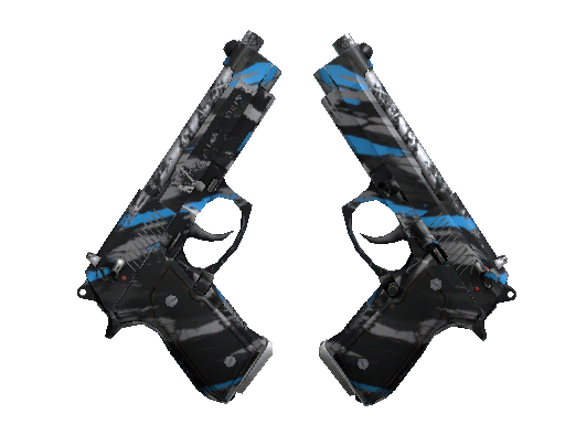 StatTrak™ Dual Berettas | Shred (Field-Tested)