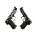 Dual Berettas | Oil Change (Battle-Scarred)