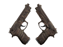 Souvenir Dual Berettas | Drift Wood (Field-Tested)