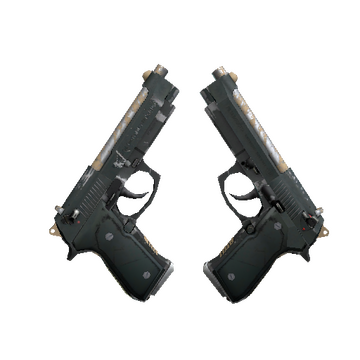 Souvenir Dual Berettas | Contractor (Well-Worn)