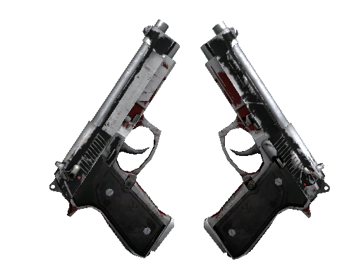 StatTrak™ Dual Berettas | Panther (Battle-Scarred)