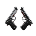 StatTrak™ Dual Berettas | Panther (Battle-Scarred)