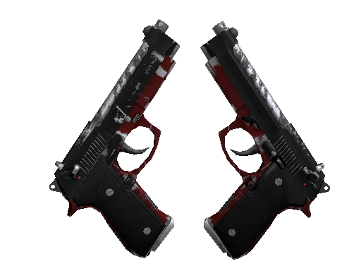 StatTrak™ Dual Berettas | Panther (Well-Worn)