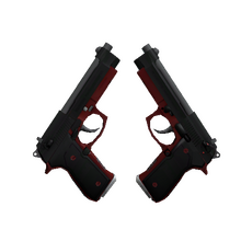 StatTrak™ Dual Berettas | Panther (Minimal Wear)