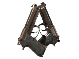 Dual Berettas | Rose Nacre (Battle-Scarred)