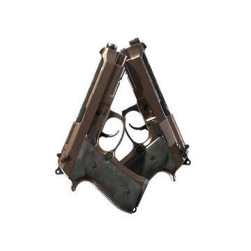 Dual Berettas | Rose Nacre (Field-Tested)