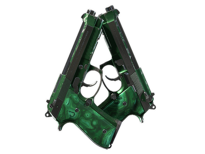 Dual Berettas | Polished Malachite