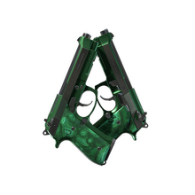 Dual Berettas | Polished Malachite (Minimal Wear)