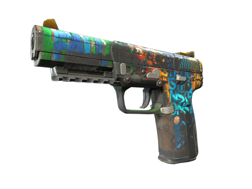 Souvenir Five-SeveN | Fall Hazard (Battle-Scarred)