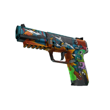 StatTrak™ Five-SeveN | Angry Mob (Battle-Scarred)