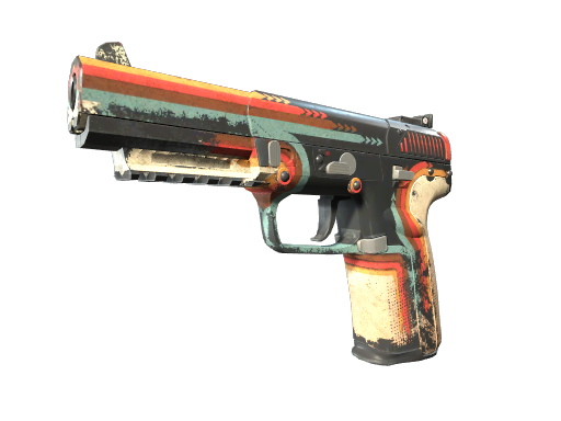 StatTrak™ Five-SeveN | Retrobution (Battle-Scarred)