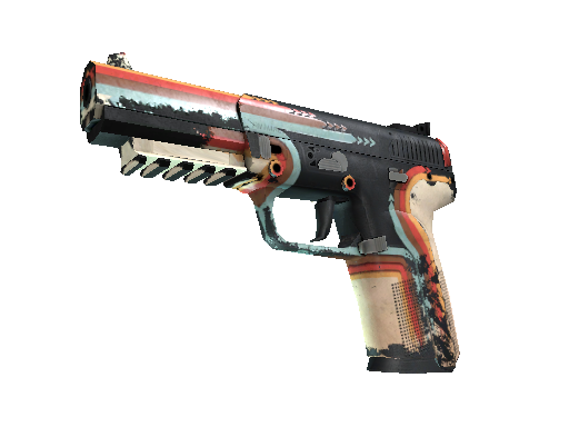 StatTrak™ Five-SeveN | Retrobution (Battle-Scarred)