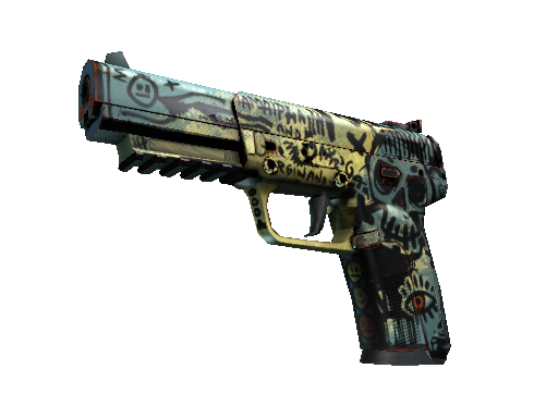 Image for the Five-SeveN | Scrawl weapon skin in Counter Strike 2