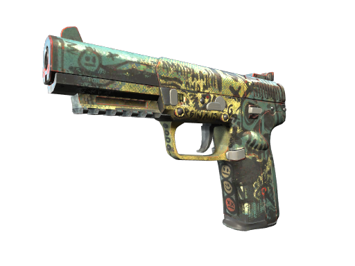 StatTrak™ Five-SeveN | Scrawl (Battle-Scarred)