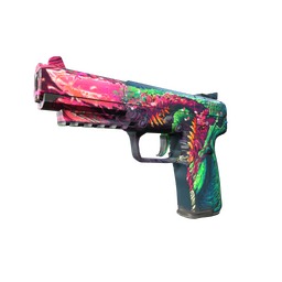 Five-SeveN | Hyper Beast (Well-Worn)