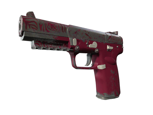 Five-SeveN | Crimson Blossom (Well-Worn)