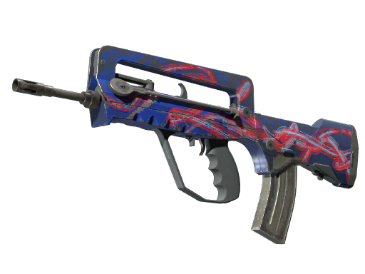 StatTrak™ FAMAS | Afterimage (Minimal Wear)