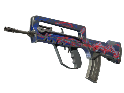 StatTrak™ FAMAS | Afterimage (Well-Worn)