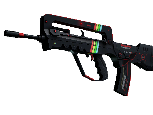 Image for the FAMAS | ZX Spectron weapon skin in Counter Strike 2