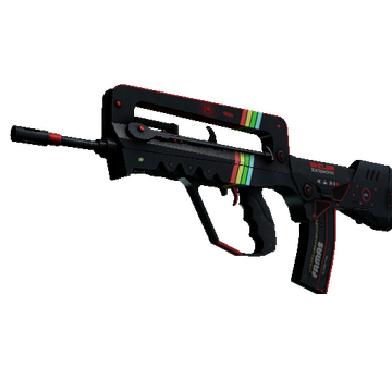 StatTrak™ FAMAS | ZX Spectron (Battle-Scarred)