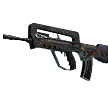 StatTrak™ FAMAS | Eye of Athena (Battle-Scarred)