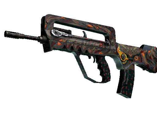 StatTrak™ FAMAS | Eye of Athena (Well-Worn)