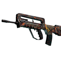 StatTrak™ FAMAS | Eye of Athena (Minimal Wear)