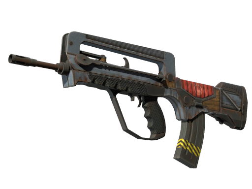 StatTrak™ FAMAS | Decommissioned (Well-Worn)