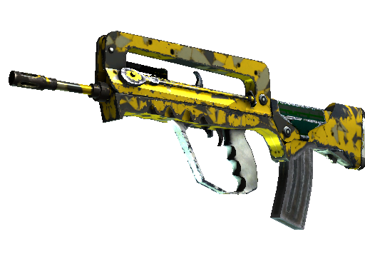 StatTrak™ FAMAS | Neural Net (Well-Worn)