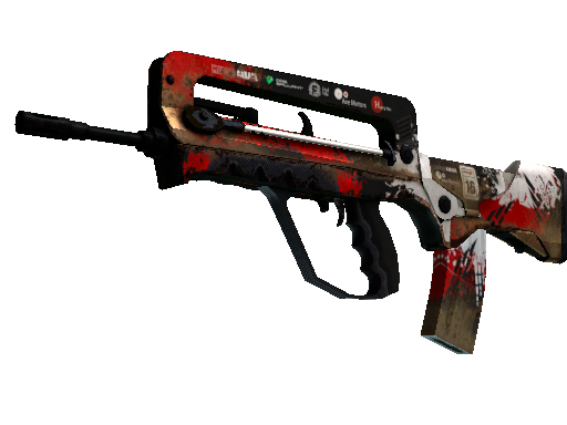 StatTrak™ FAMAS | Roll Cage (Battle-Scarred)