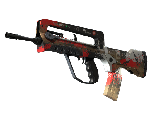 StatTrak™ FAMAS | Roll Cage (Minimal Wear)